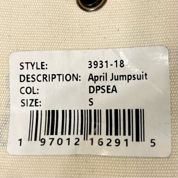 SER.O.YA's Strapless Denim Jumpsuit. Size Small. NWT - Picture 9 of 9